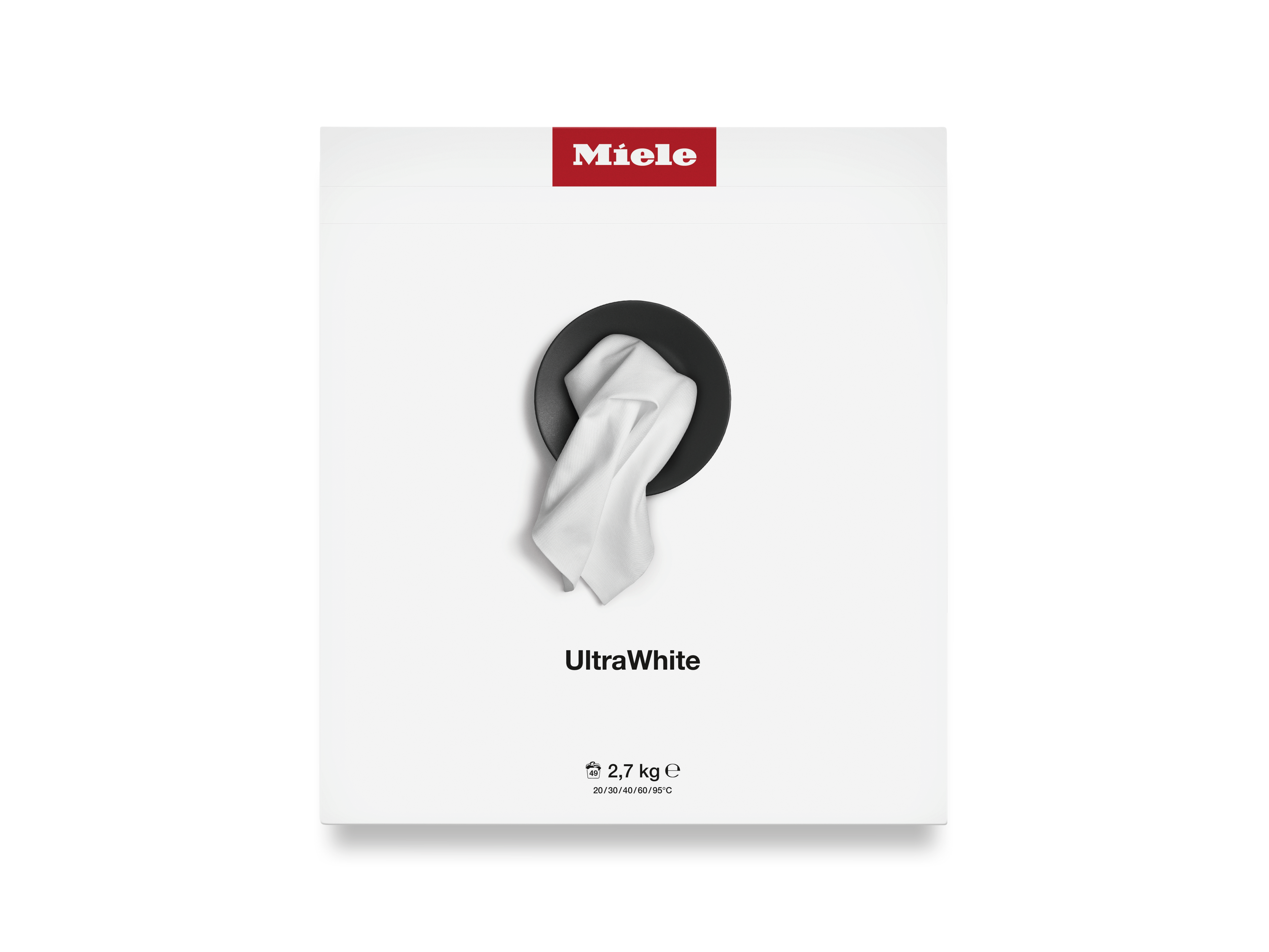 UltraWhite – univerzální (práškový) prací prostředek 2,7 kg Miele WA UW 2702 P