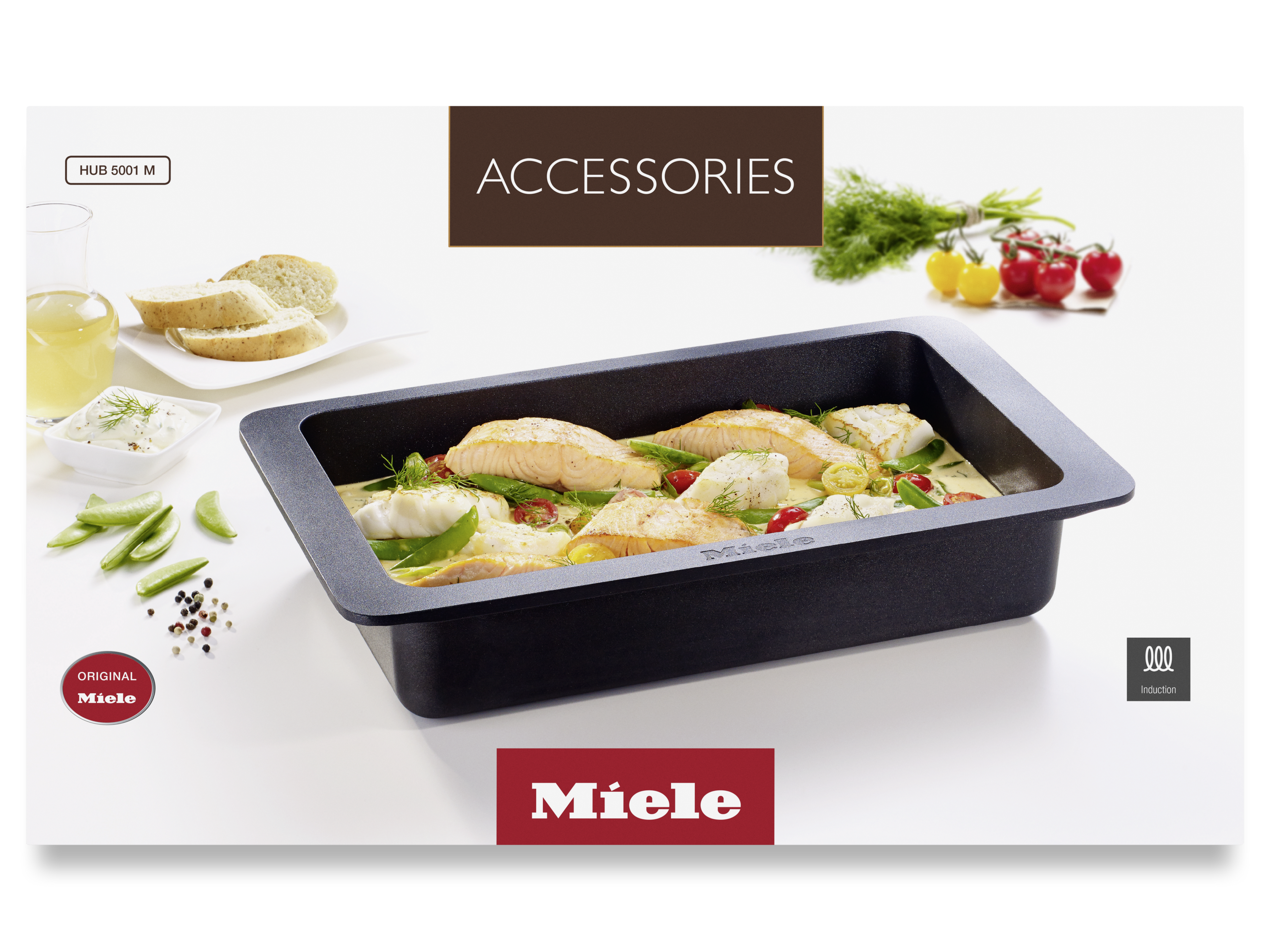 Pek├í─Źe Gourmet k induk─Źn├şmu va┼Öen├ş Miele HUB 5001-M