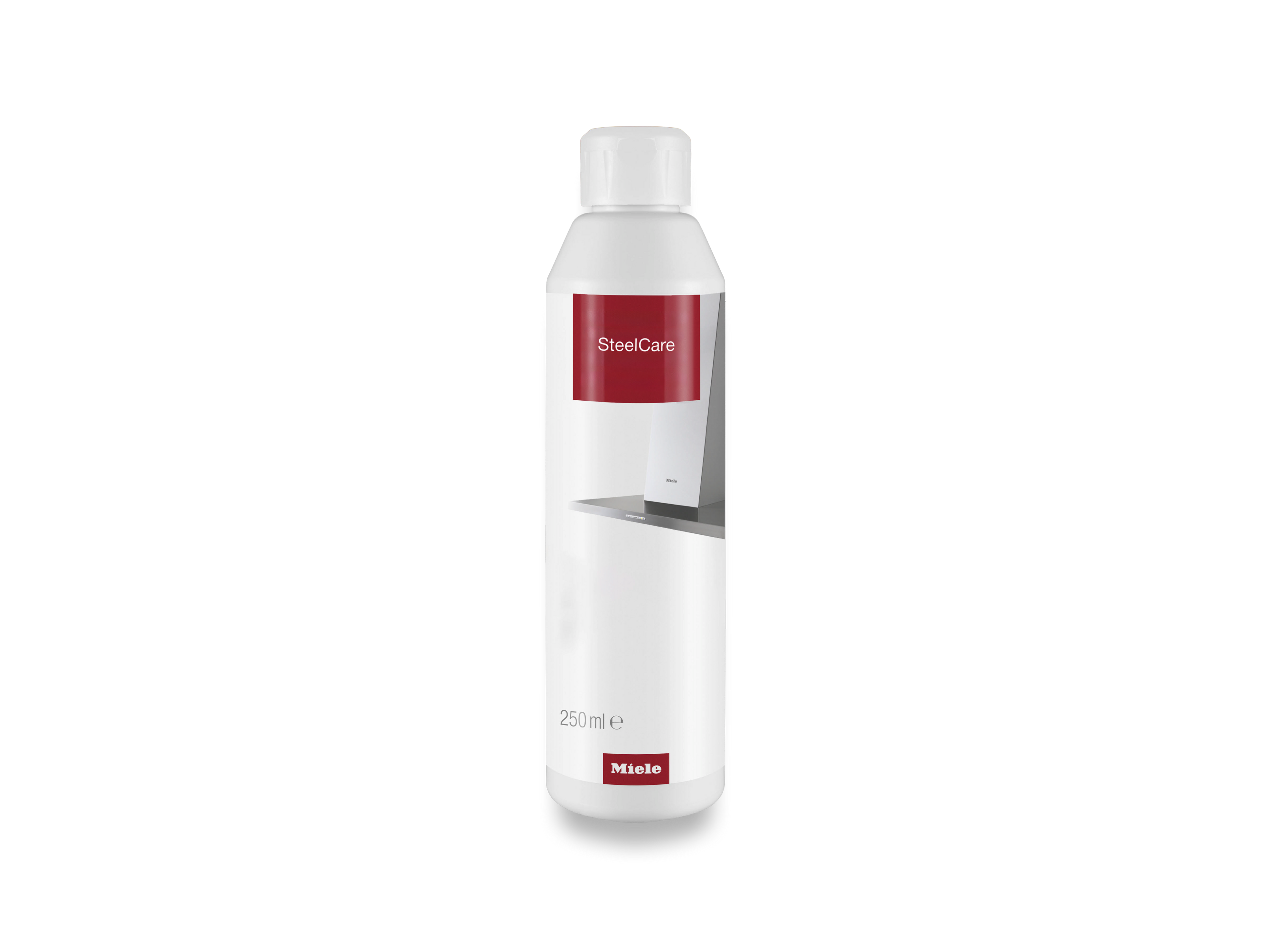 Osetruj�c� prostredek pro p�ci o nerezov� povrchy SteelCare, 250 ml Miele GP CA ST 0252 L