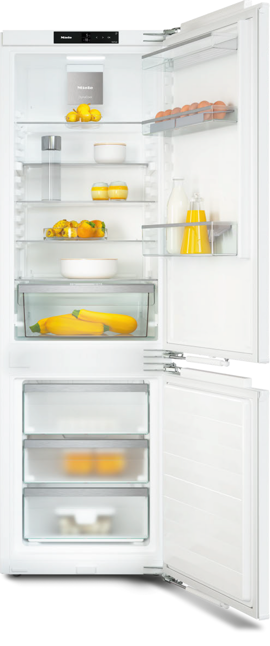 Vestavná chladnička s mrazničkou Miele KFN 7734 C