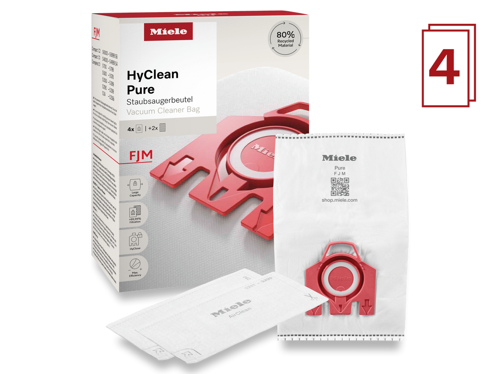 4 prachové sáčky Miele FJM HyClean Pure