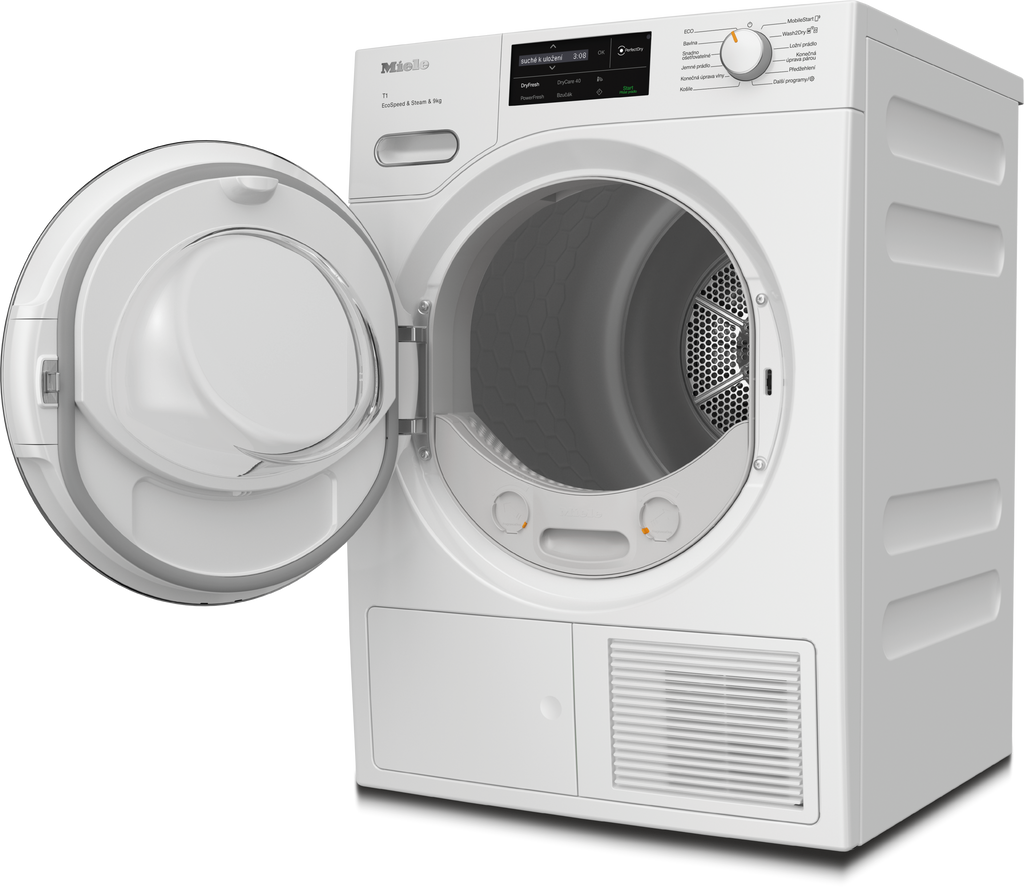 Sušička prádla Miele TWL680WP EcoSpeed&Steam&9kg