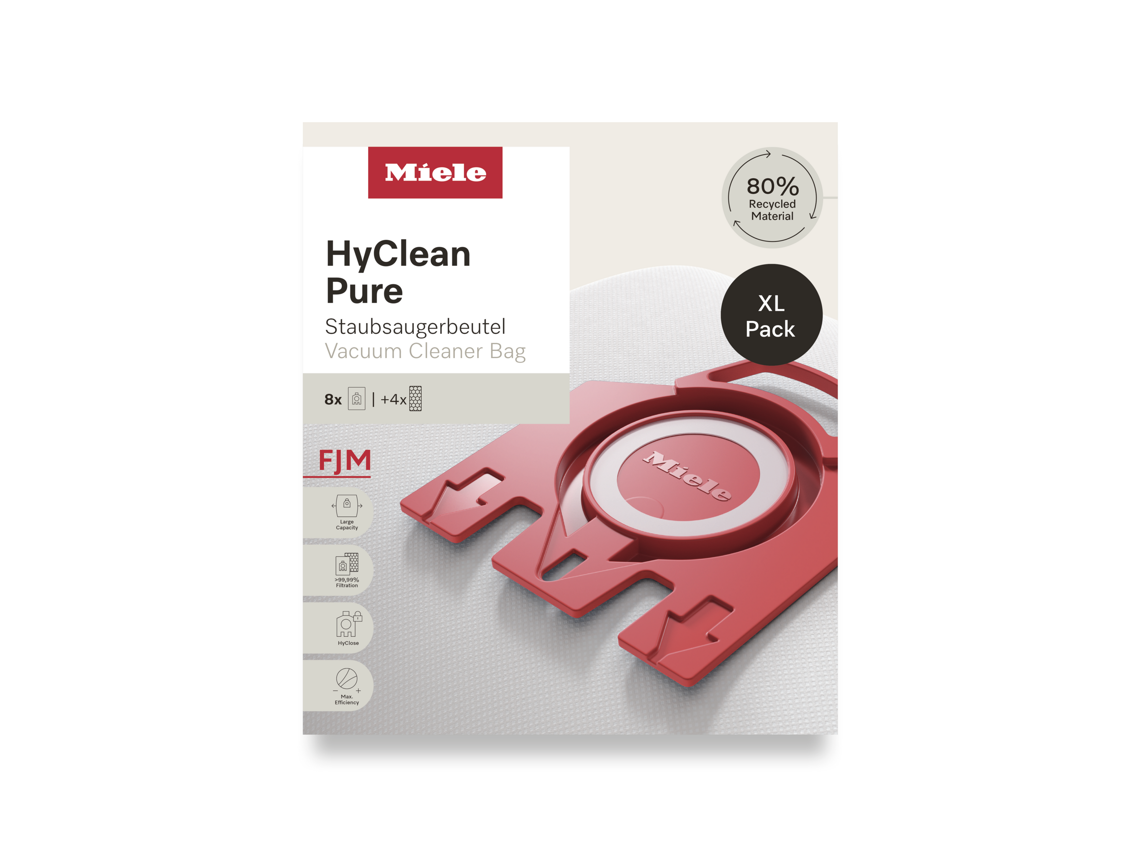 8 prachových sáčků za speciální cenu Miele FJM XL HyClean Pure
