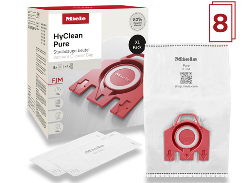 8 prachových sáčků za speciální cenu Miele FJM XL HyClean Pure