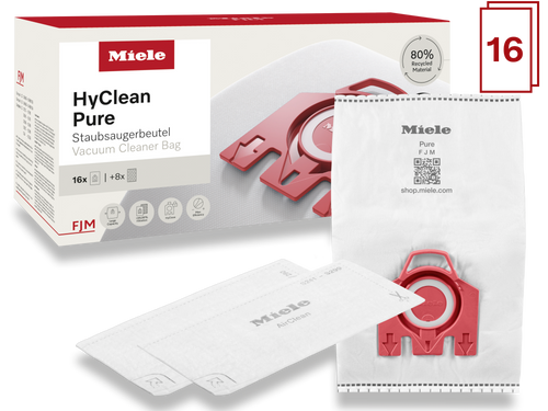 16 prachových sáčků za speciální cenu Miele FJM XXL HyClean Pure