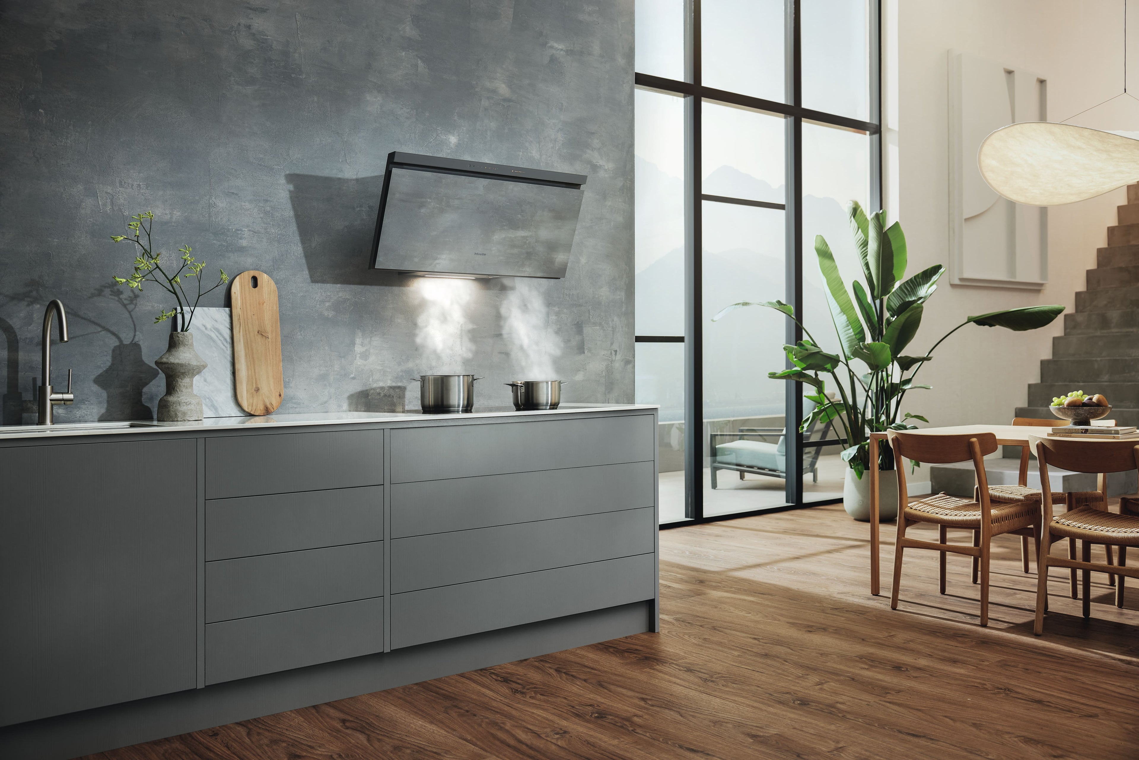 Nástěnný odsávač par Miele DAH 4970 Sienna