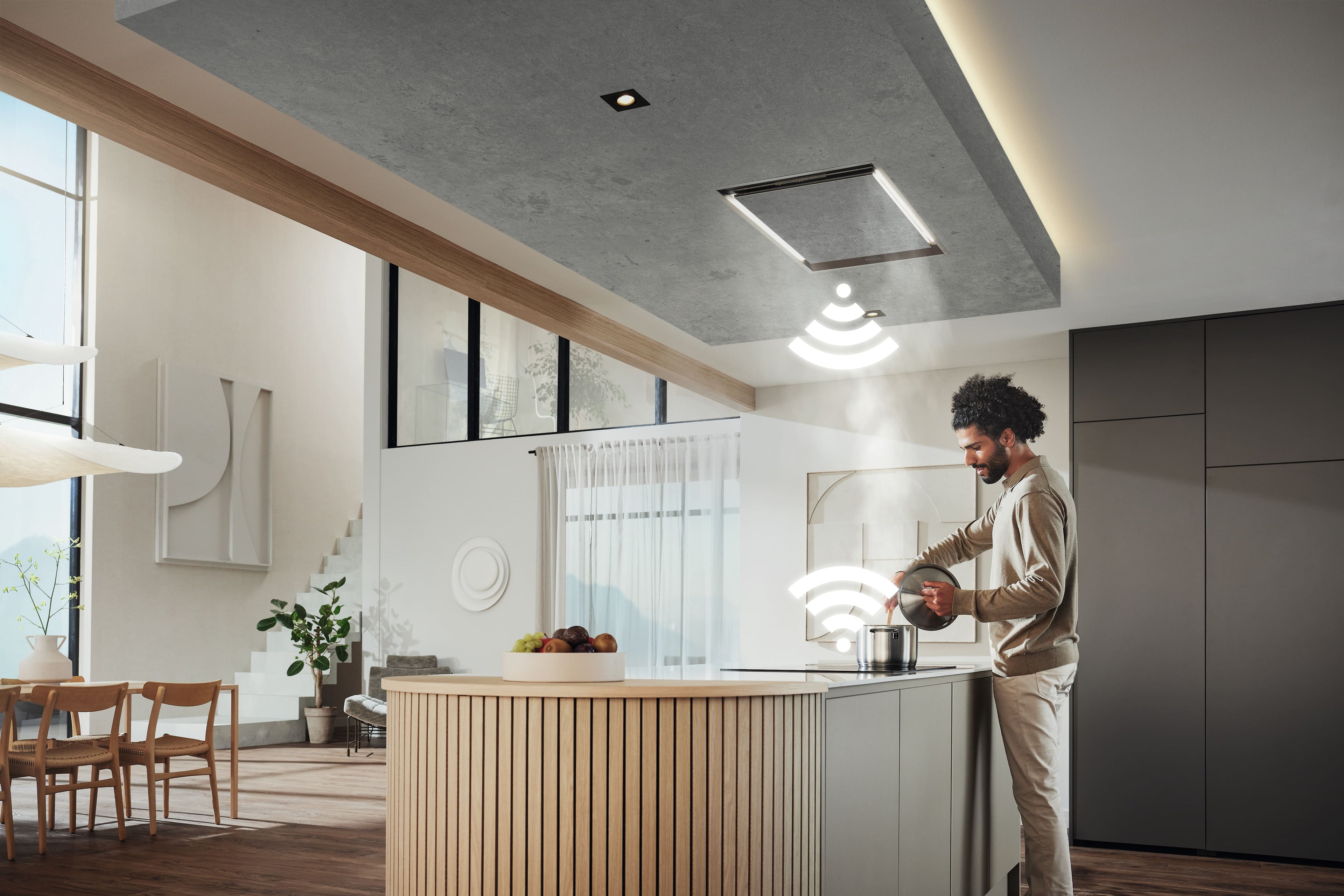 Stropní odsávač par Miele DAC 4940 Stella Ambient
