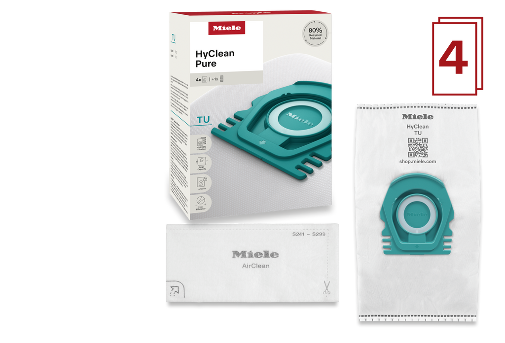 4 prachové sáčky Miele TU HyClean Pure