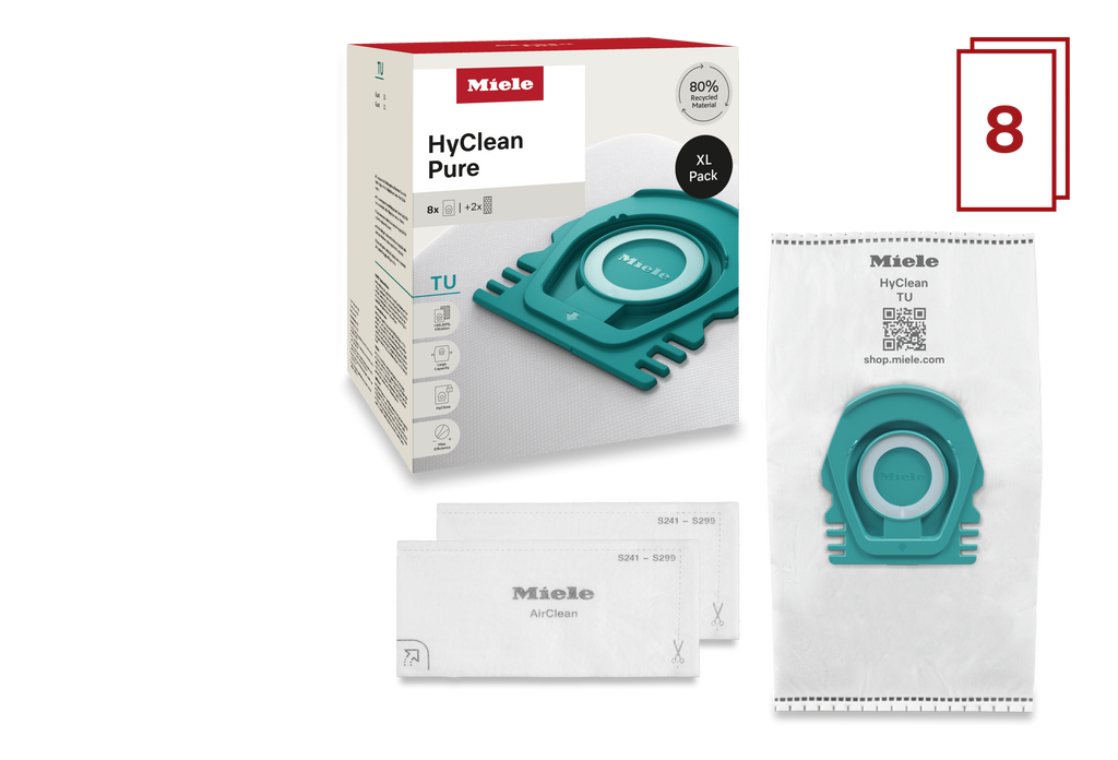 8 prachových sáčků za speciální cenu Miele TU XL HyClean Pure