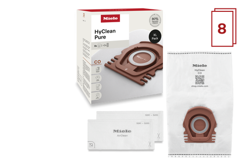 8 prachových sáčků za speciální cenu Miele CO XL HyClean Pure