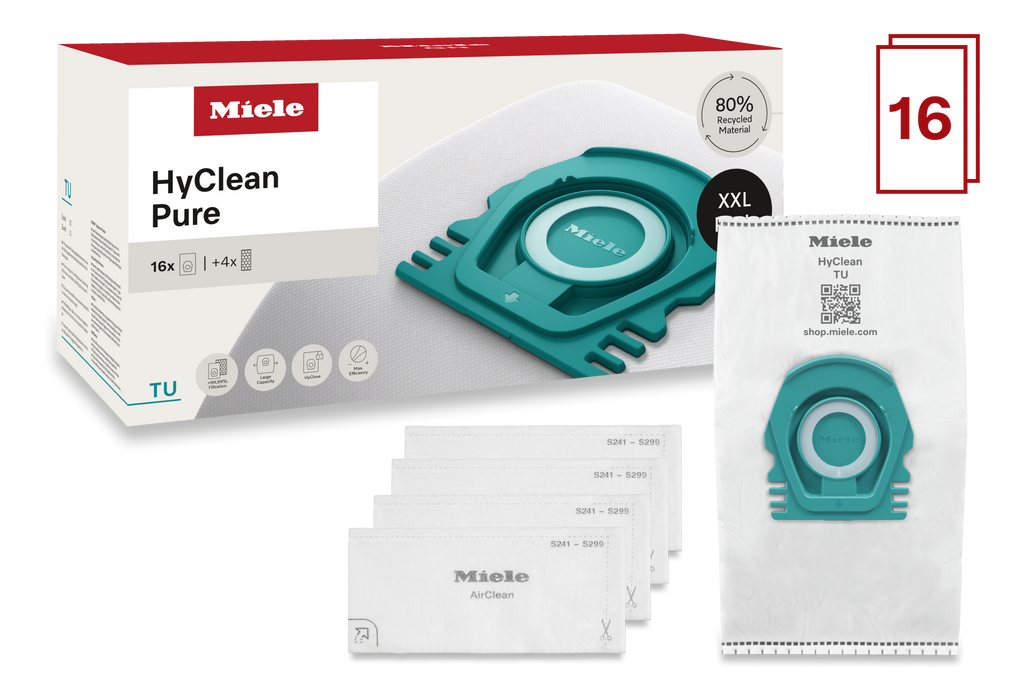 16 prachových sáčků za speciální cenu Miele TU XXL HyClean Pure