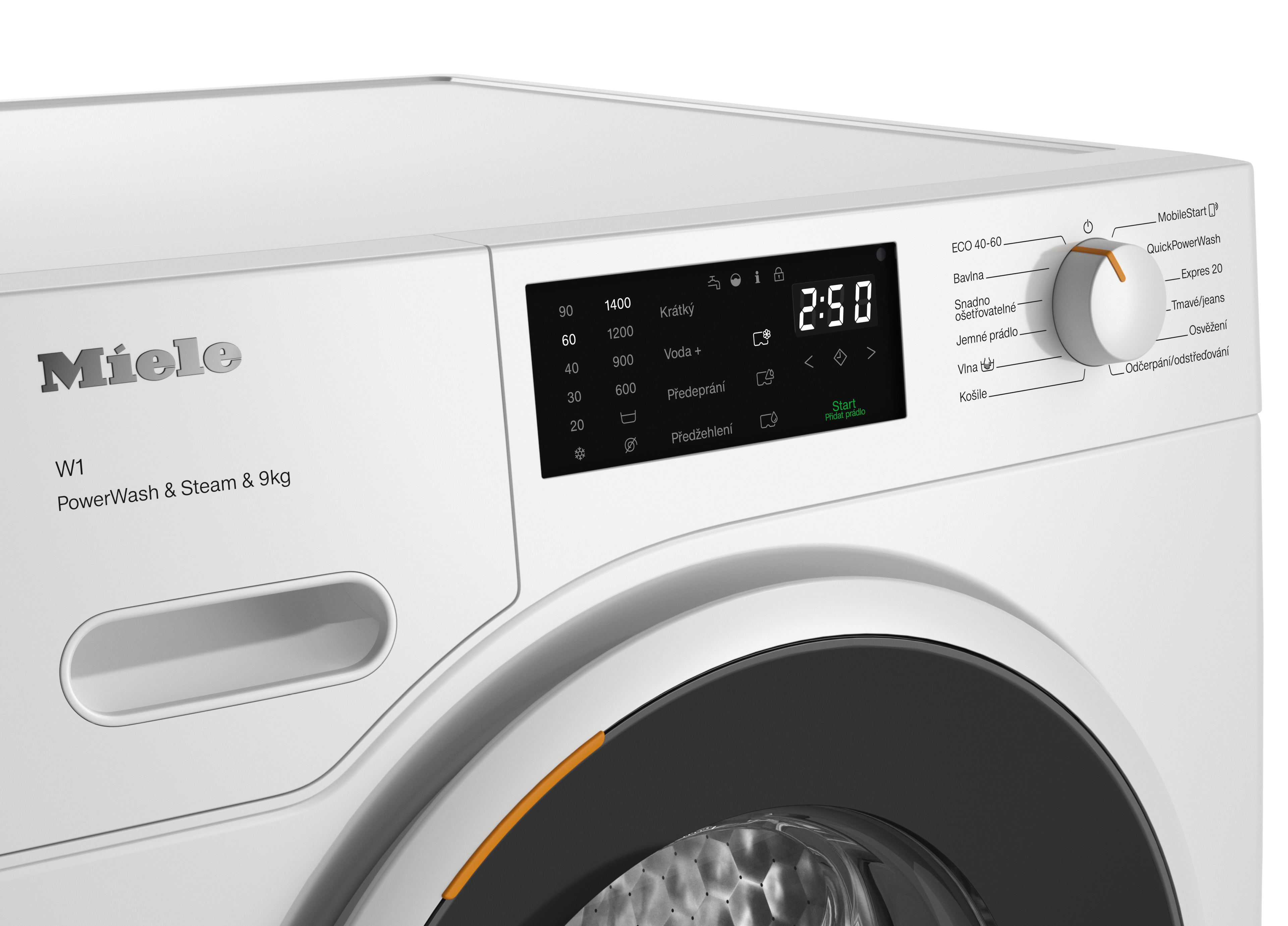 Pračka Miele WWD380 WCS PWash&Steam&9kg