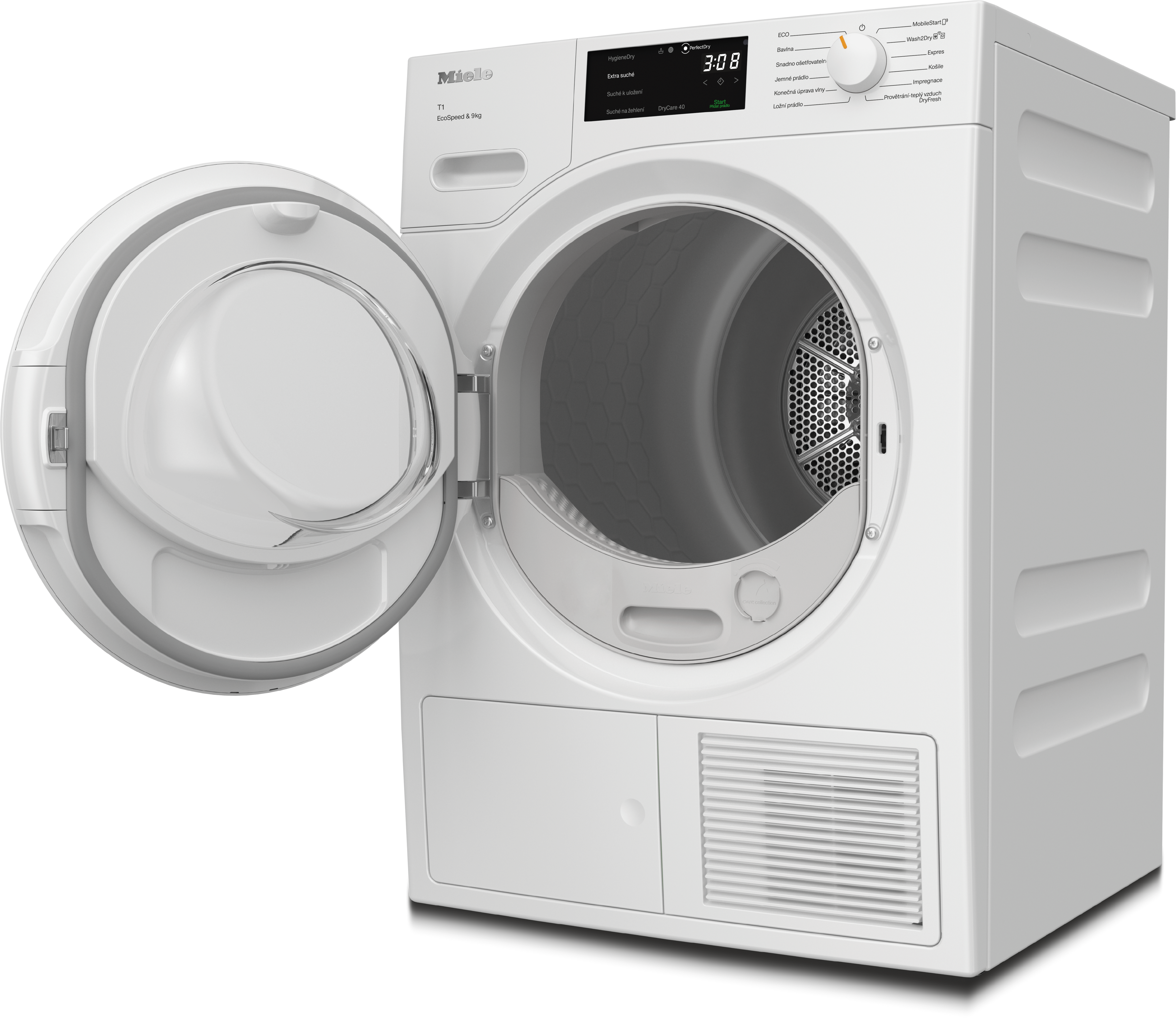 Sušička prádla Miele TWD640WP EcoSpeed&9kg