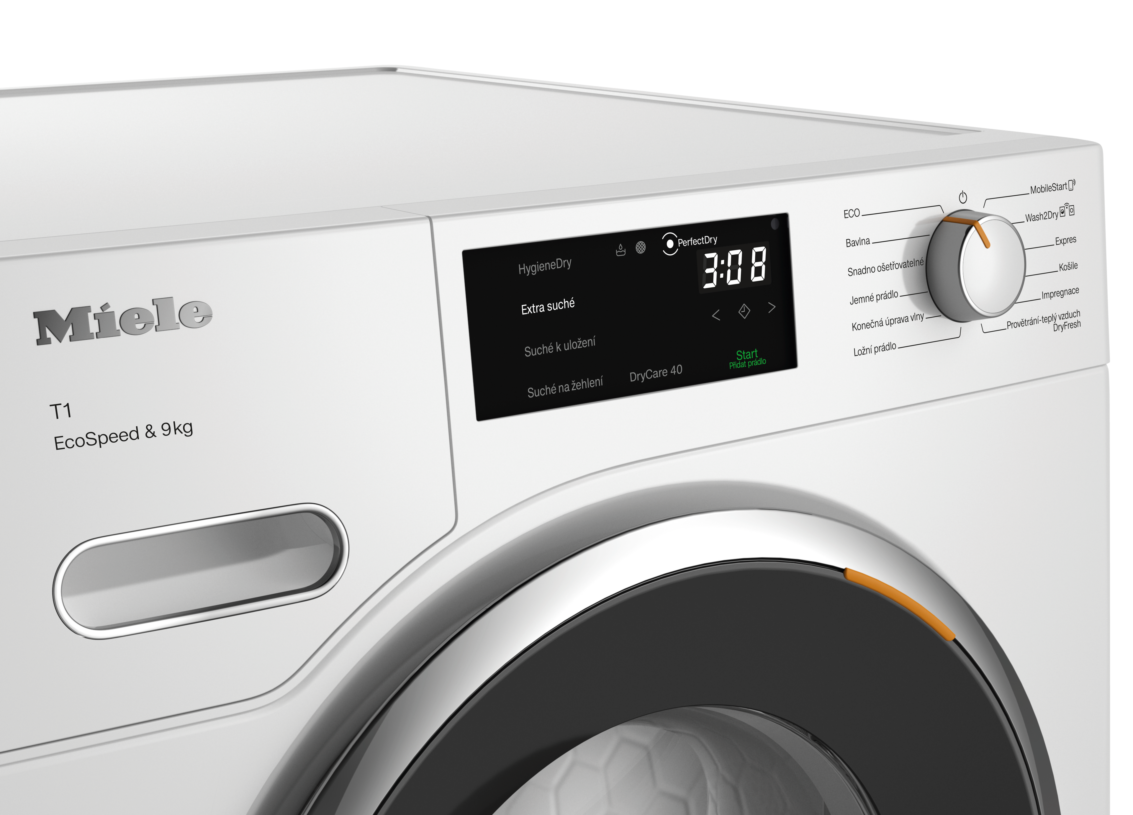 Sušička prádla Miele TWH780WP EcoSpeed&9kg