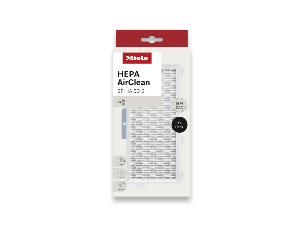 XL balení – filtr HEPA AirClean Miele SF-HA 50-2