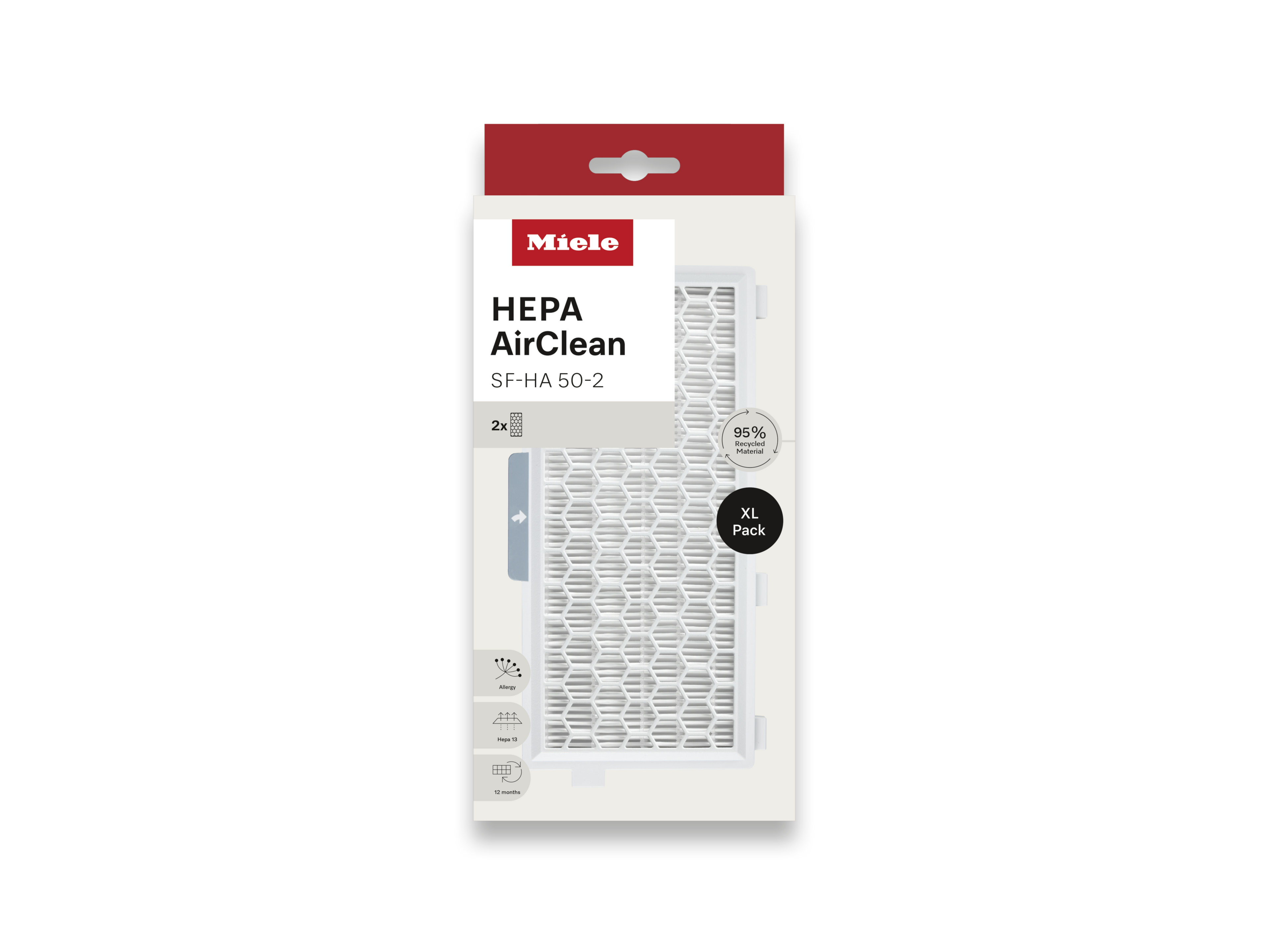 XL balení – filtr HEPA AirClean Miele SF-HA 50-2