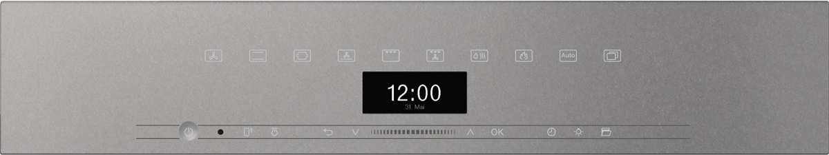Miele H 7464 BPX - detail ovladaciho panelu