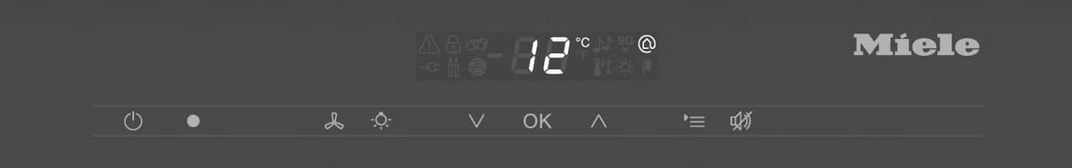 Vestavn� temperuj�c� vinot�ka Miele KWT 7112 iG Sklo grafitove sed� - obrazek 3