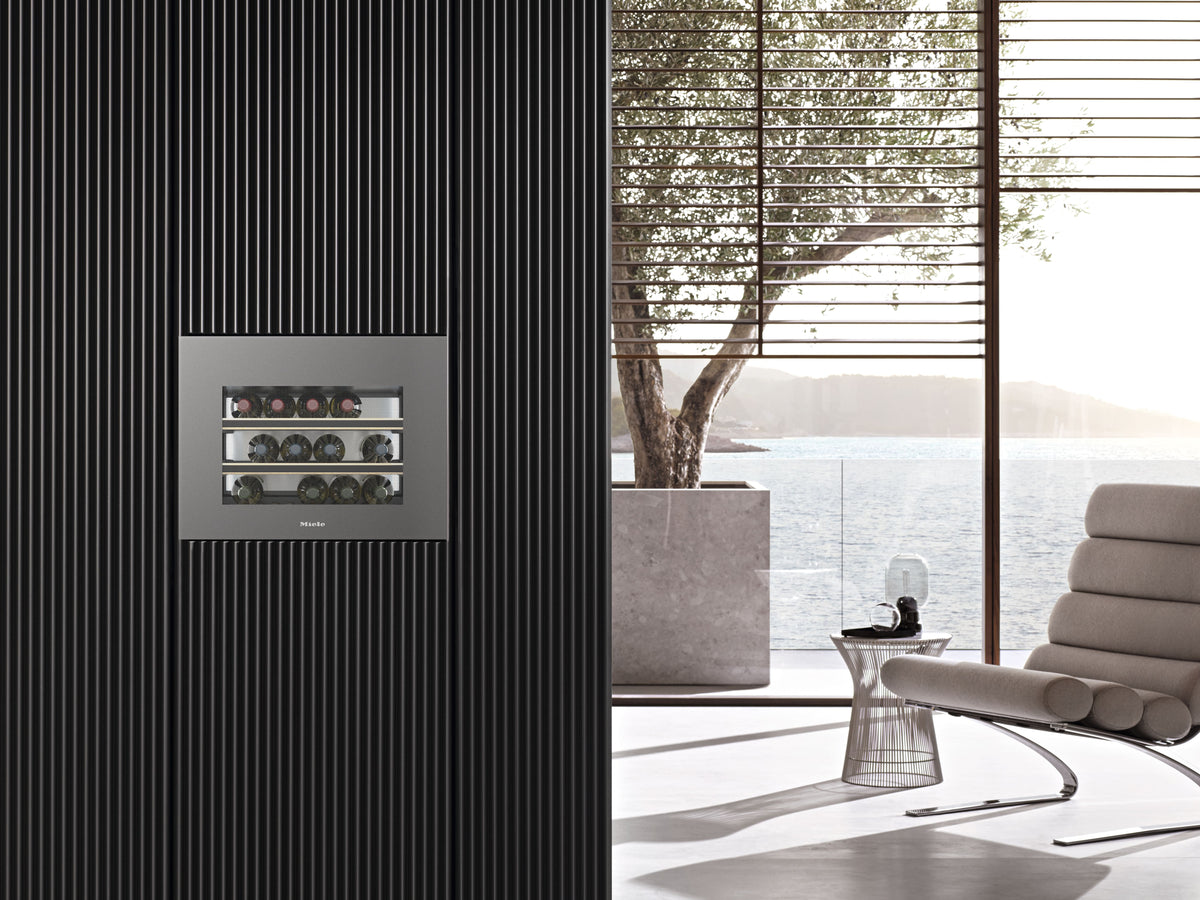 Vestavn� temperuj�c� vinot�ka Miele KWT 7112 iG Sklo grafitove sed� - obrazek 5