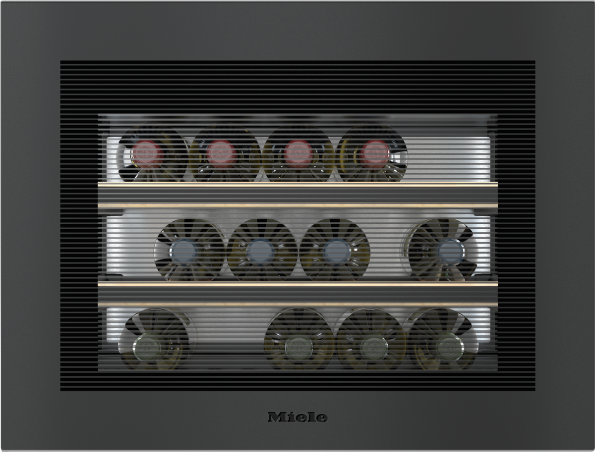Vestavn� temperuj�c� vinot�ka Miele KWT 7112 iG Obsidian cern�, matn� - obrazek 1