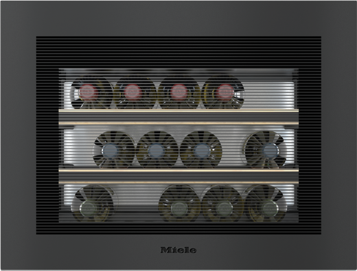 Vestavn� temperuj�c� vinot�ka Miele KWT 7112 iG Obsidian cern�, matn� - obrazek 1