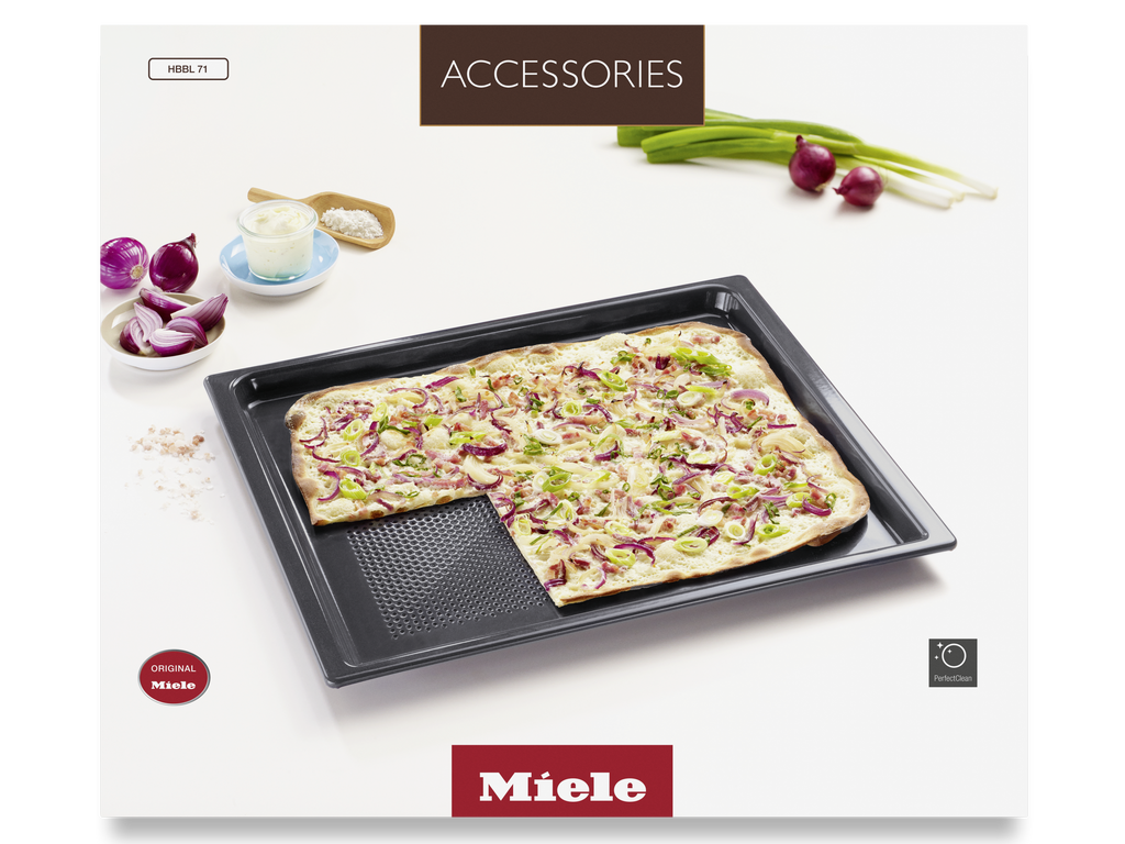 D─Ťrovan├Ż pe─Źic├ş plech AirFry Gourmet Miele HBBL 71